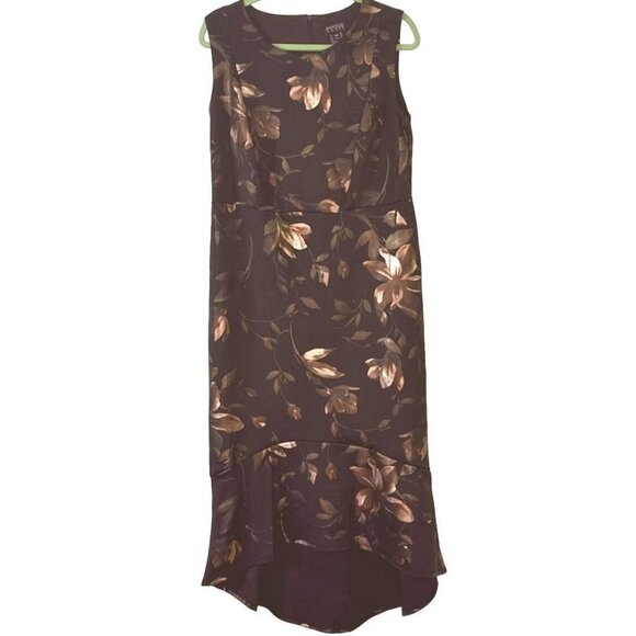 Enfocus Women's Sleeveless Hi Lo Dress Midi Size 14W Sku 2616 - Picture 2 of 11